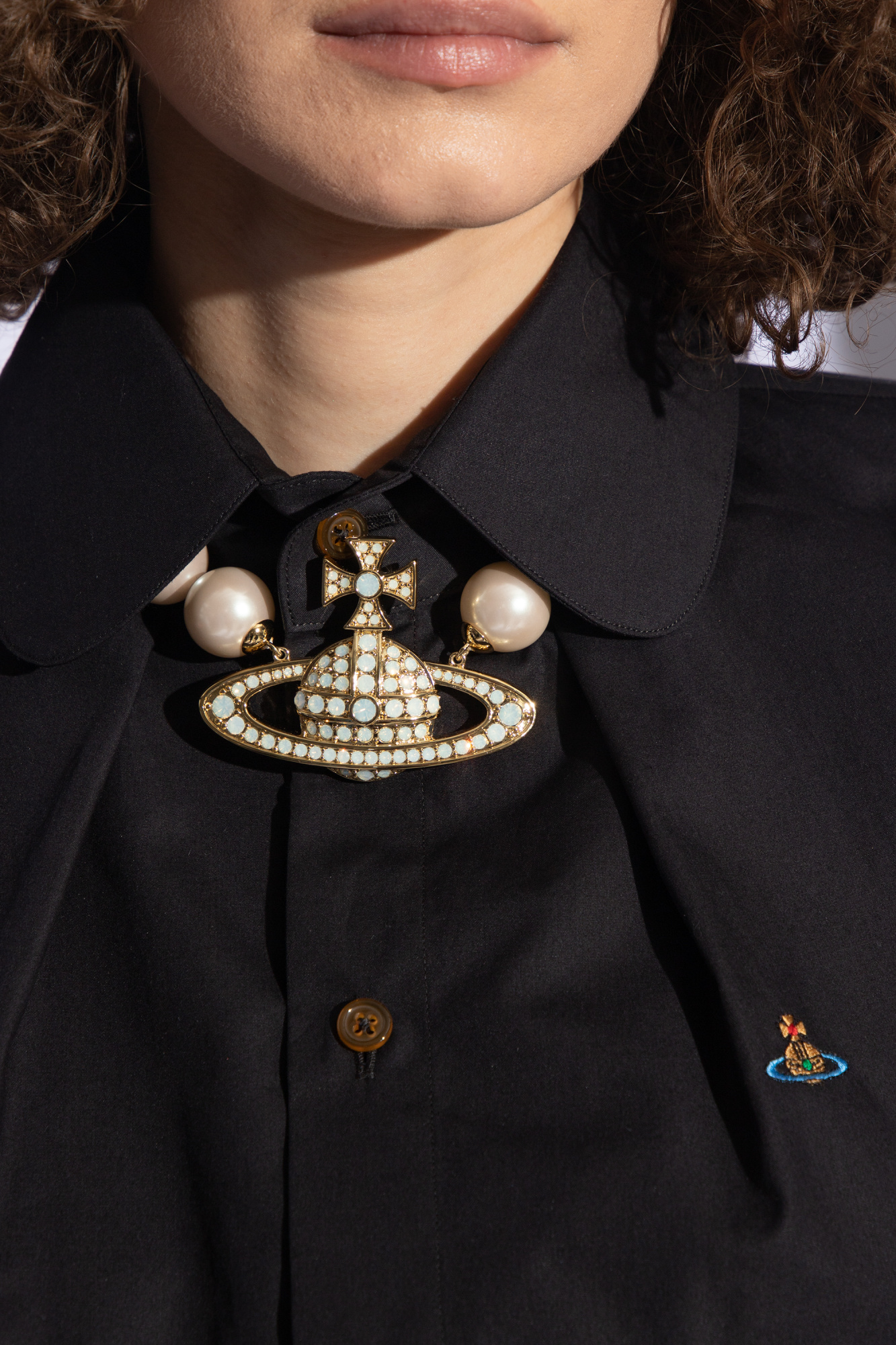 『Vivienne Westwood』ネックレス NEYSA NECKLACE 63010110 Vivienne Westwood Neysa necklace for Women - White in UAE